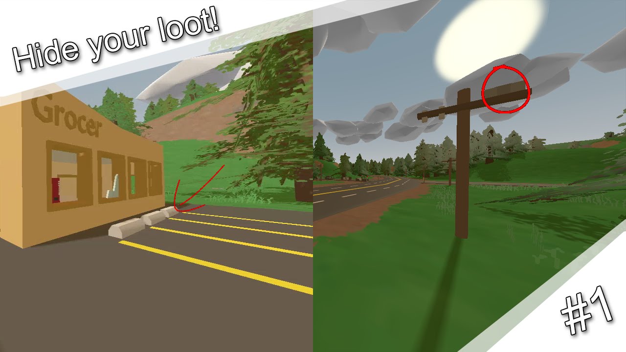 Unturned - How to hide your loot #1
