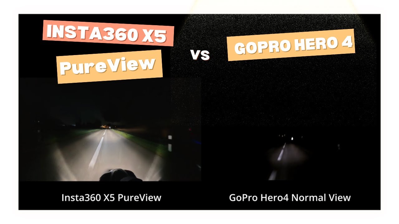 Insta360 X5 PureView vs  GoPro Hero 4 Night Test & Mic Air Review