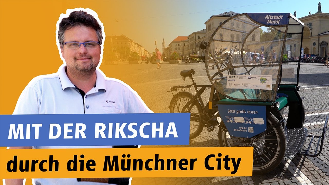 Münchens AltstadtMobil: Gratis E-Rikscha testen