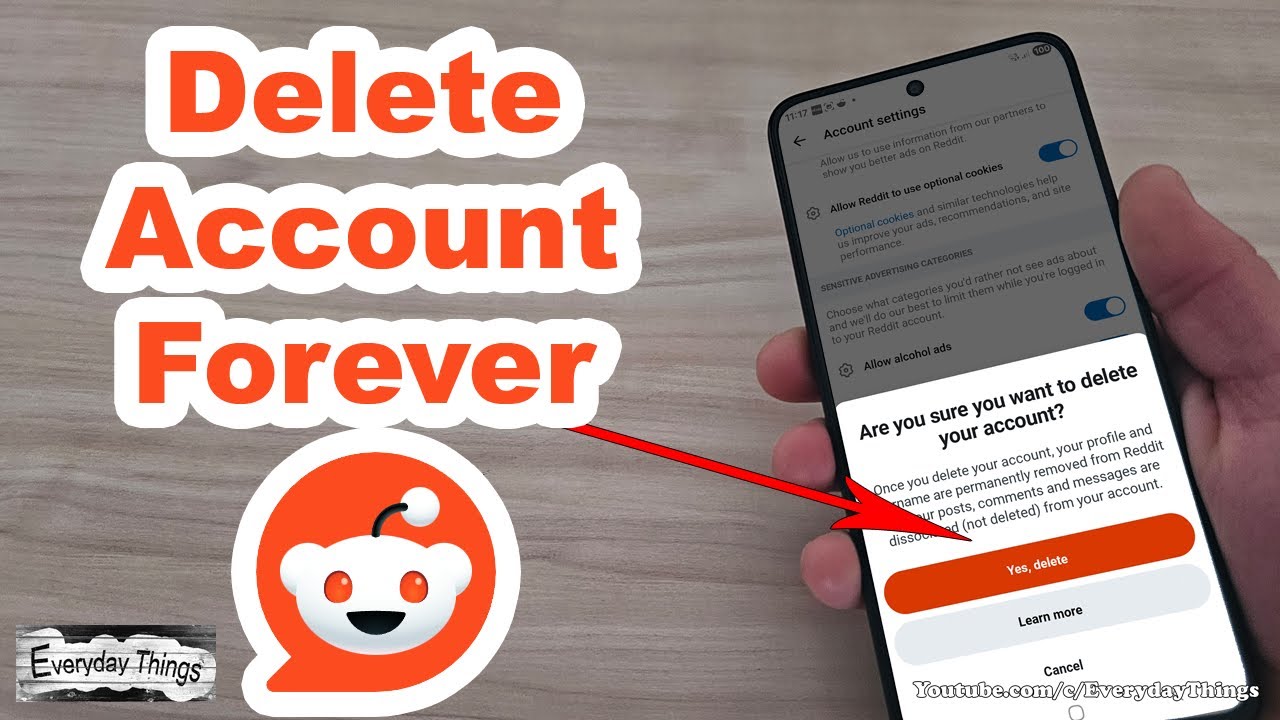 How to Delete Reddit Account on Phone