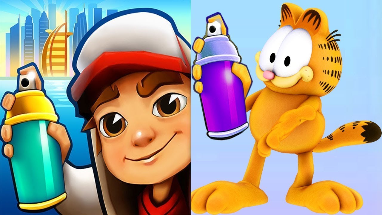 Subway Surfers Dubai YUTANI vs GARFIELD Rush Gameplay HD
