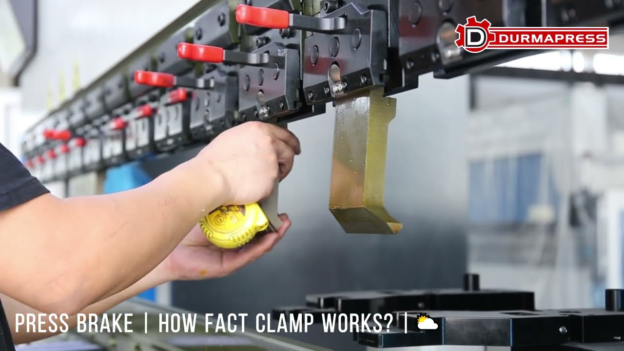 CNC Press Brake Tooling Fast Clamp: How to Install and Change Punch Tools with One-Key Release Clamp
