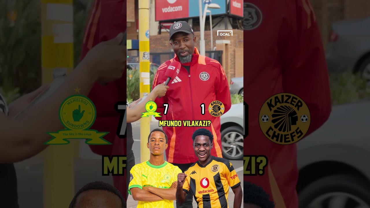 CHIEFS VS SUNDOWNS - This PIRATES fan thinks there is a clear WINNER 👀 #shorts #psl #soccer