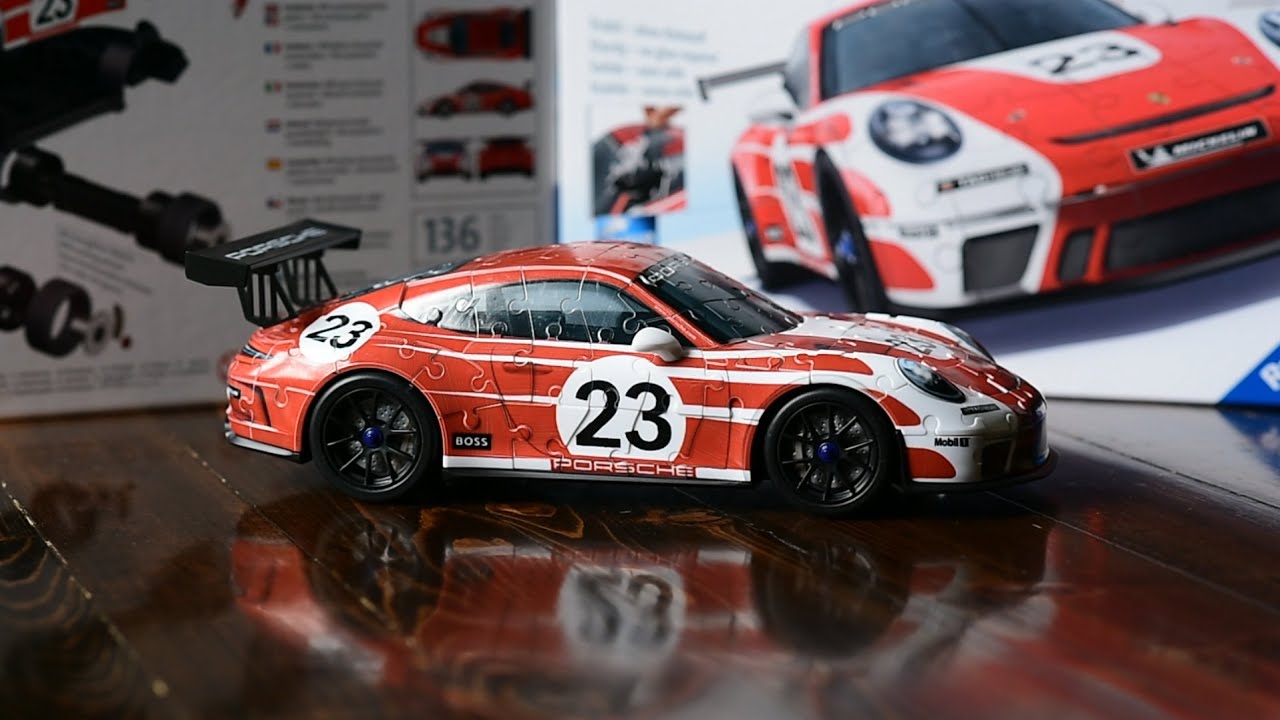 Ravensburger 3D Puzzle: Porsche 911 GT3 Cup Salzburg Design