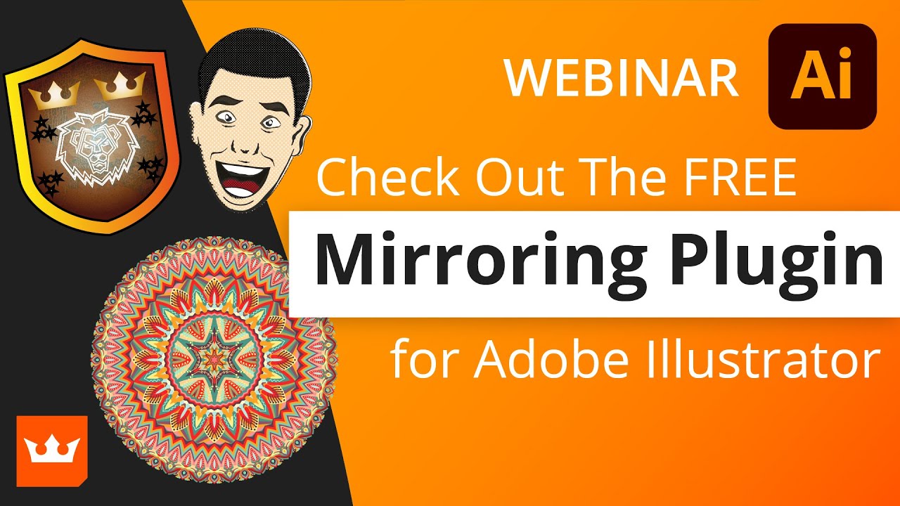 WEBINAR - FREE Illustrator Reflection Tool | Native Repeats vs. the FREE MirrorMe plugin