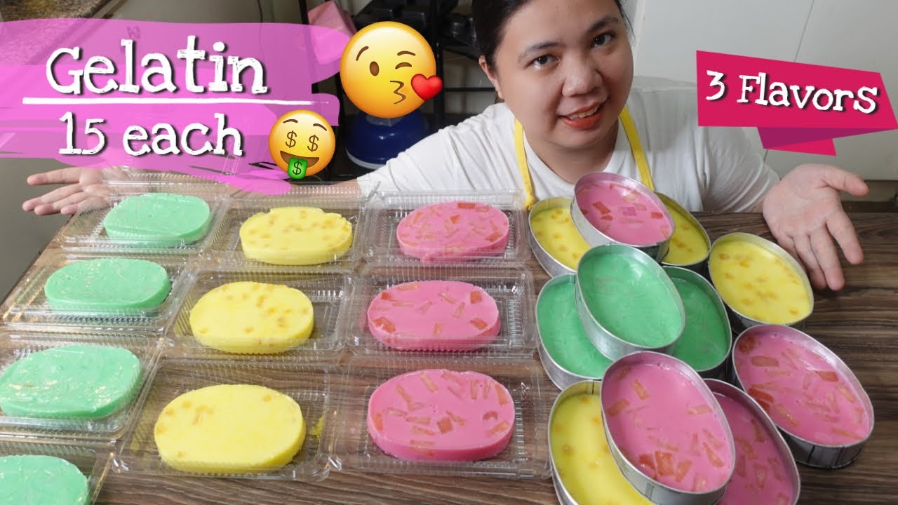 GELATIN Recipe for Business, 3 Best Seller Flavors!