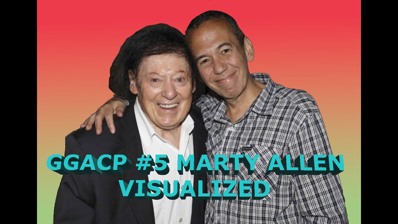 Gilbert Gottfried's Podcast [Episode #5 - Marty Allen] VISUALIZED