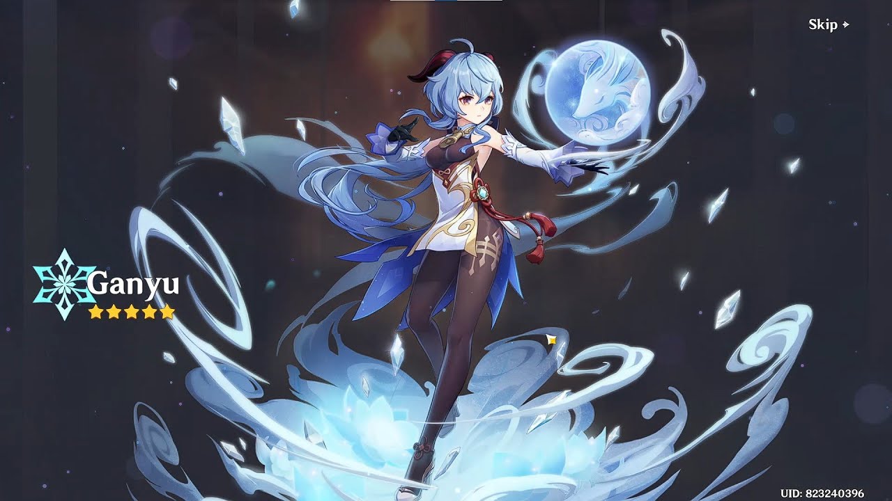 Genshin Impact - When you WON 50-50 in Ganyu banner 2022 full F2P (pull secret location in the end)