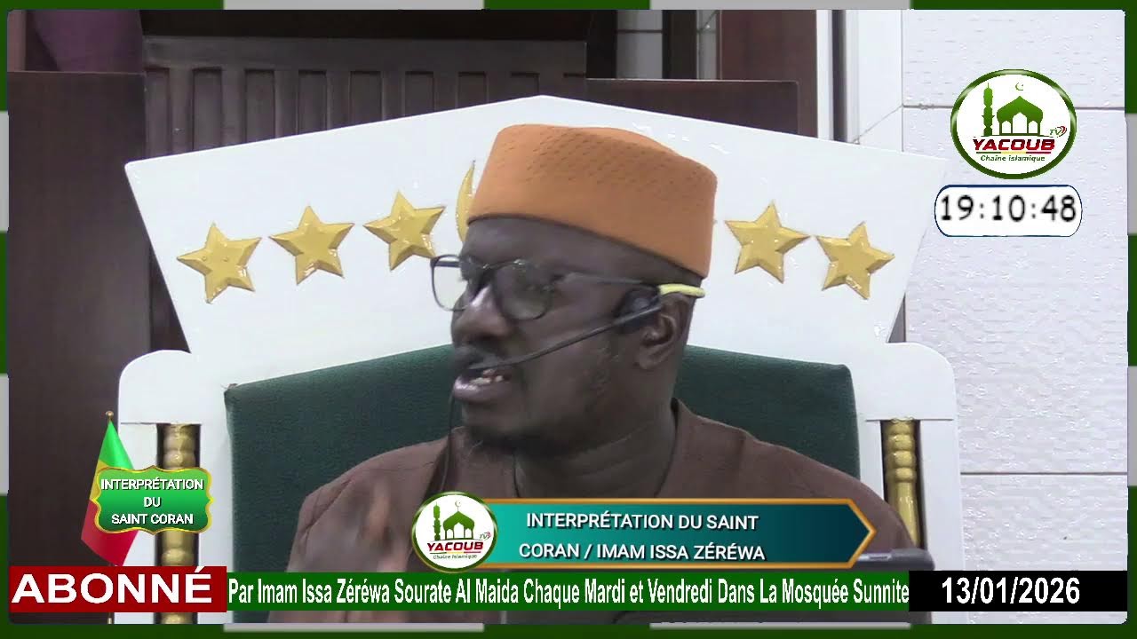 Diffusion en direct de YACOUB  TV 《⭐ Interprétation Du Saint Coran| Par Imam Issa Zéréwa ⭐》