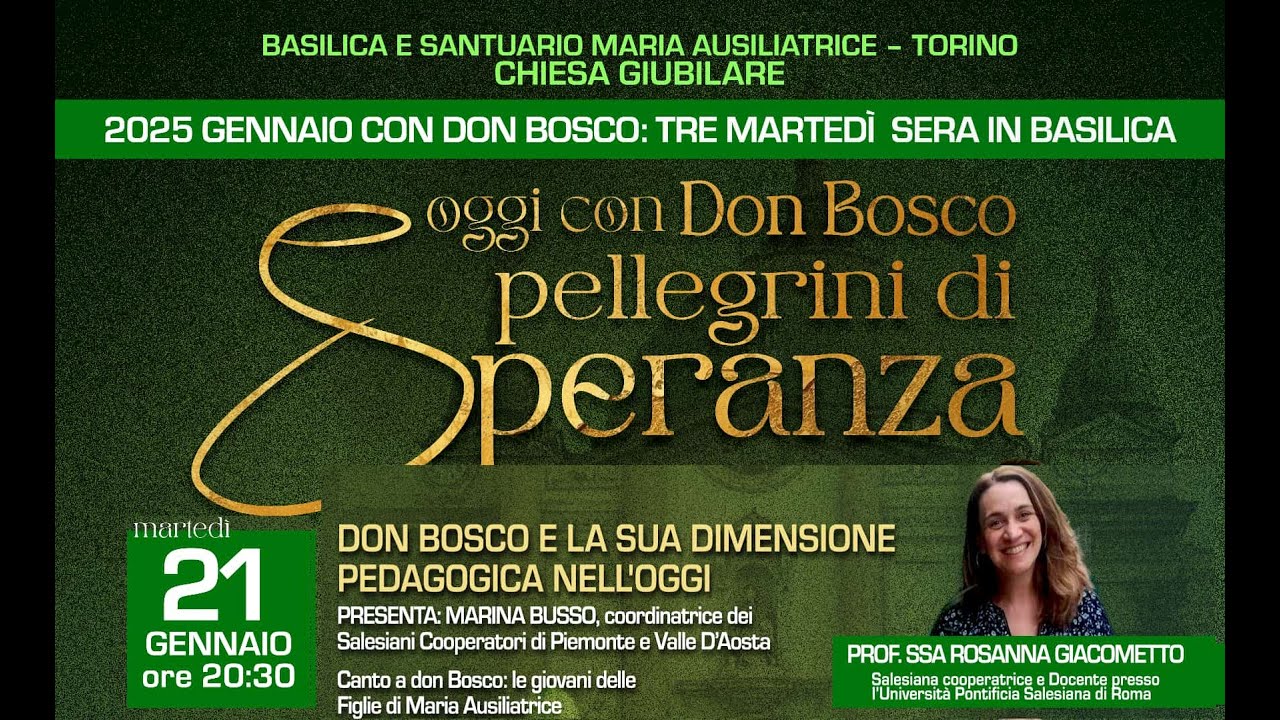 2° incontro dei tre martedì sera con don bosco in basilica | Basilica Maria Ausiliatrice