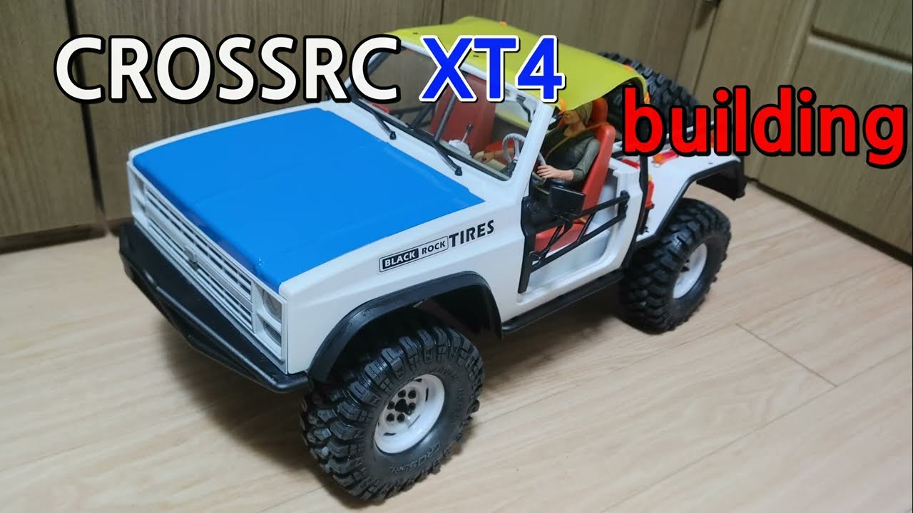 CROSS RC XT4 unboxing & build /trial rc car kit / scale rc/ assembly/painting /review