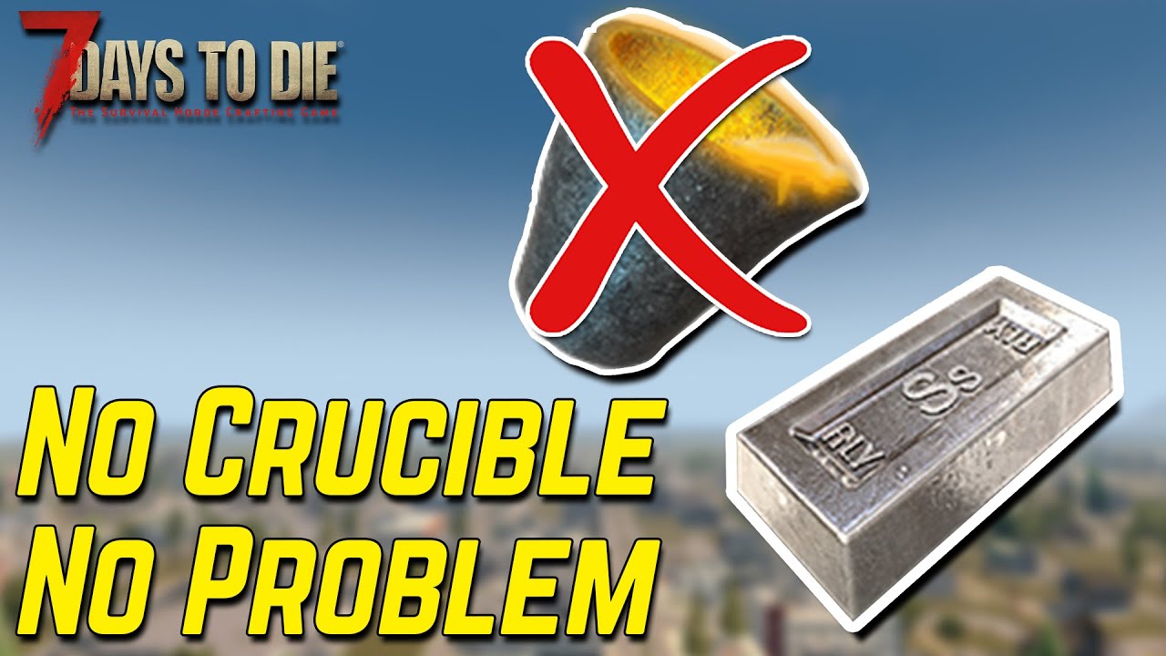 9 WAYS to get Steel without a Crucible | Tips & Tricks | 7 Days to Die | Alpha 20 |