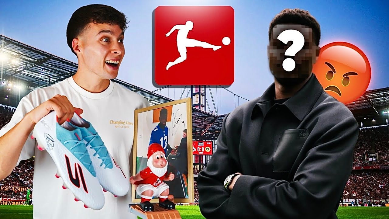 Bundesliga Profi nach Autogrammen fragen, bis er SAUER wird! 