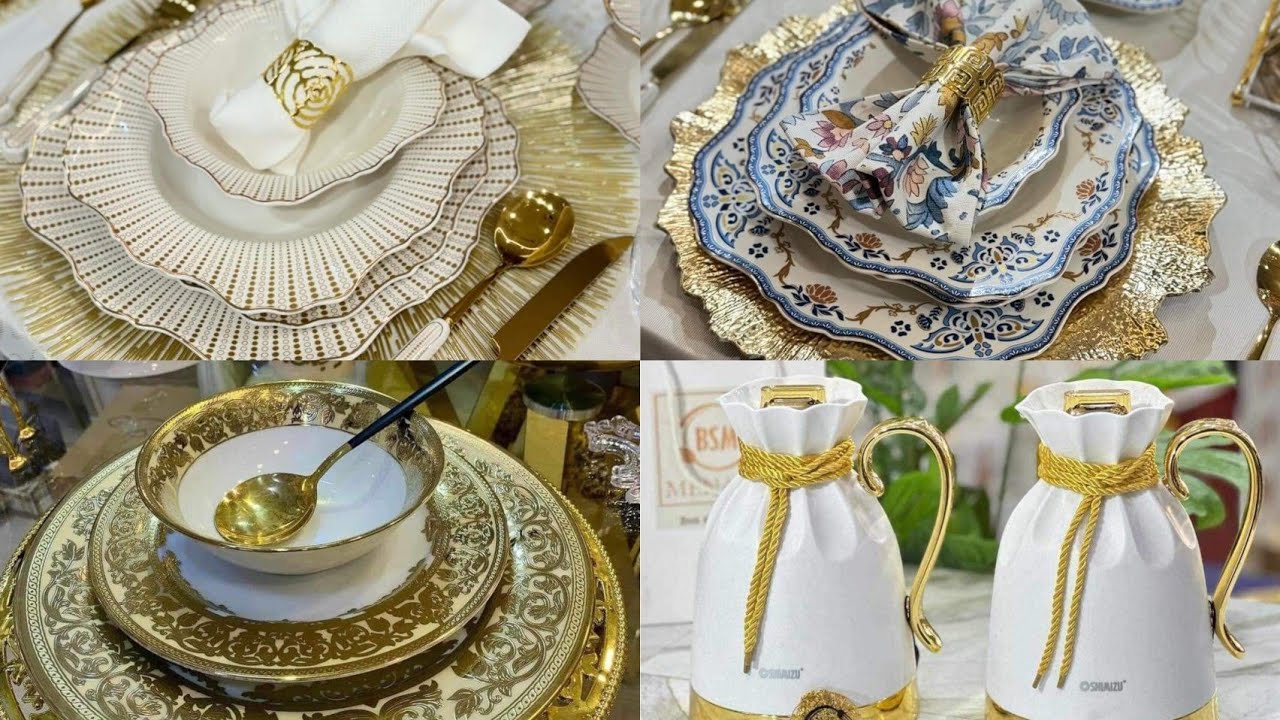 جديد 2025 مع سقوط حر في أسعار vaisselle luxe هاتف 0553147541#  اواني_منزليه #تحضيرات_رمضان #