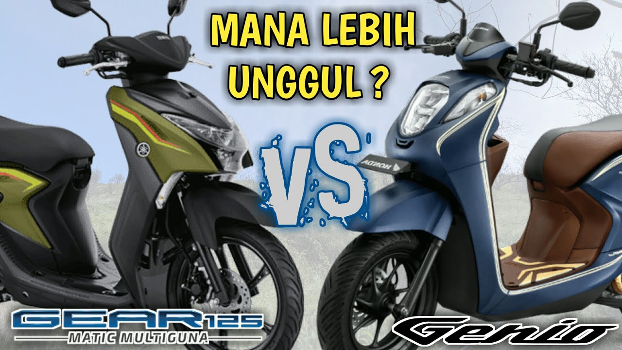 MANA LEBIH UNGGUL ? YAMAHA GEAR 125 VS NEW HONDA GENIO