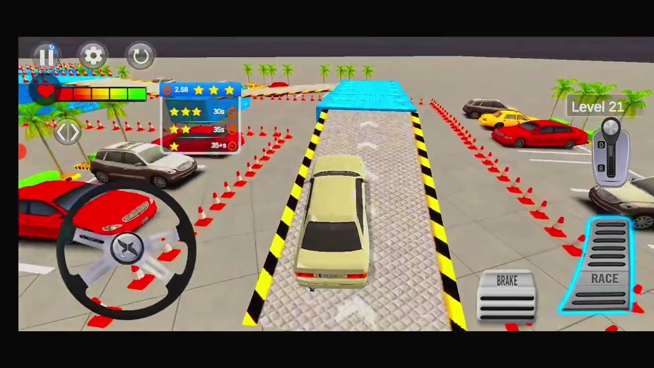 Car  🚘 parking 🏁 Simulator Game 🎮/ Gameplay video 📹 #busgame #drivinggame