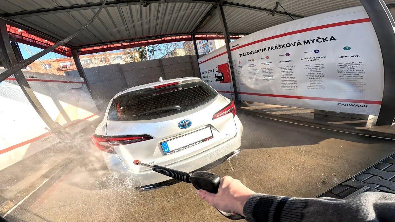 Jak umýt auto v samoobslužné myčce (Wapkou v ruční myčce)