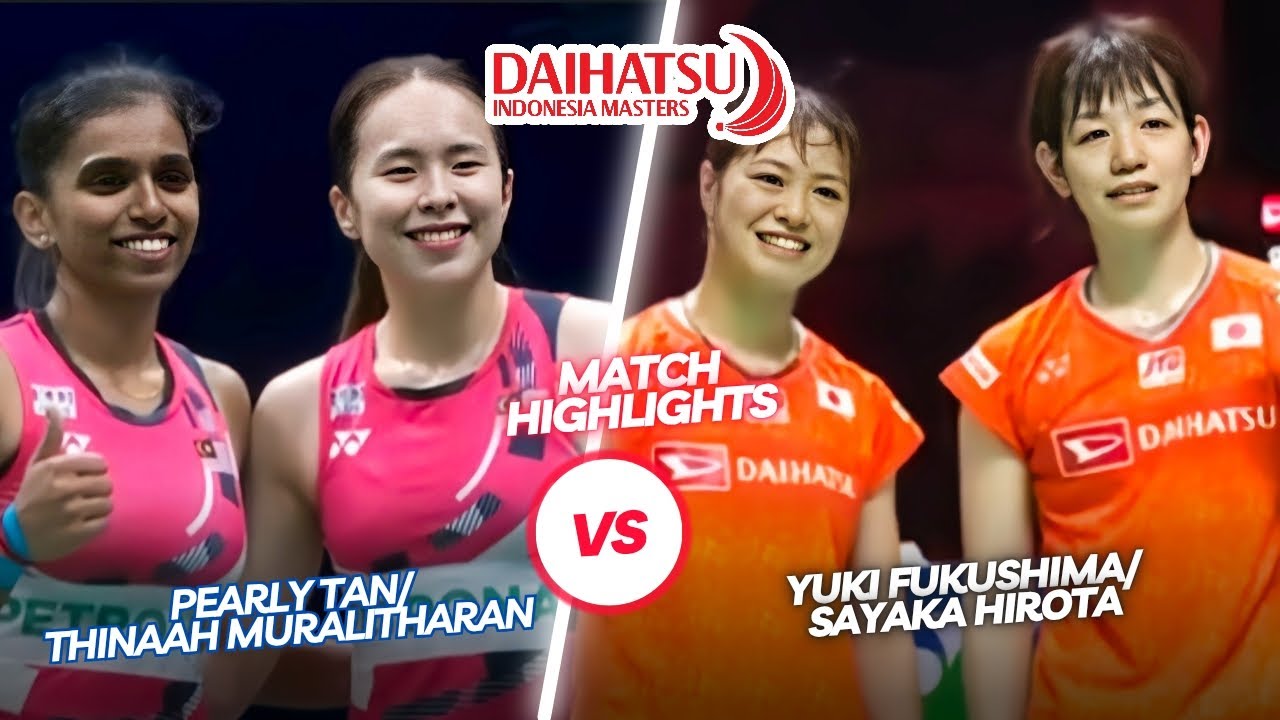 Terrific Match‼️‼️Tan/Muralitharan (MAS) vs Fukushima/Hirota (JPN)‼️Daihatsu Indonesia Masters 2023