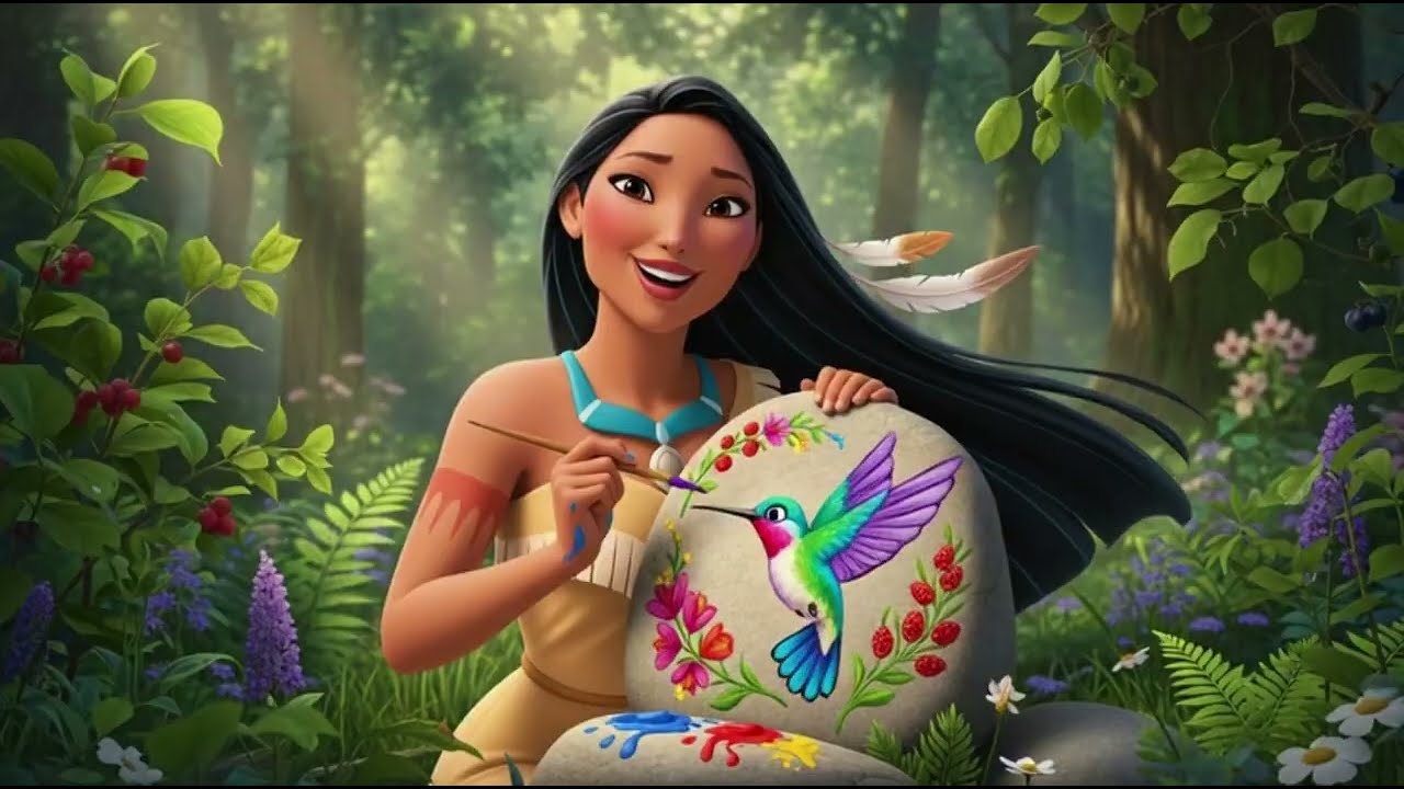 Pocahontas e a Canção do Vento 🌿 | Música Infantil Mágica da Natureza