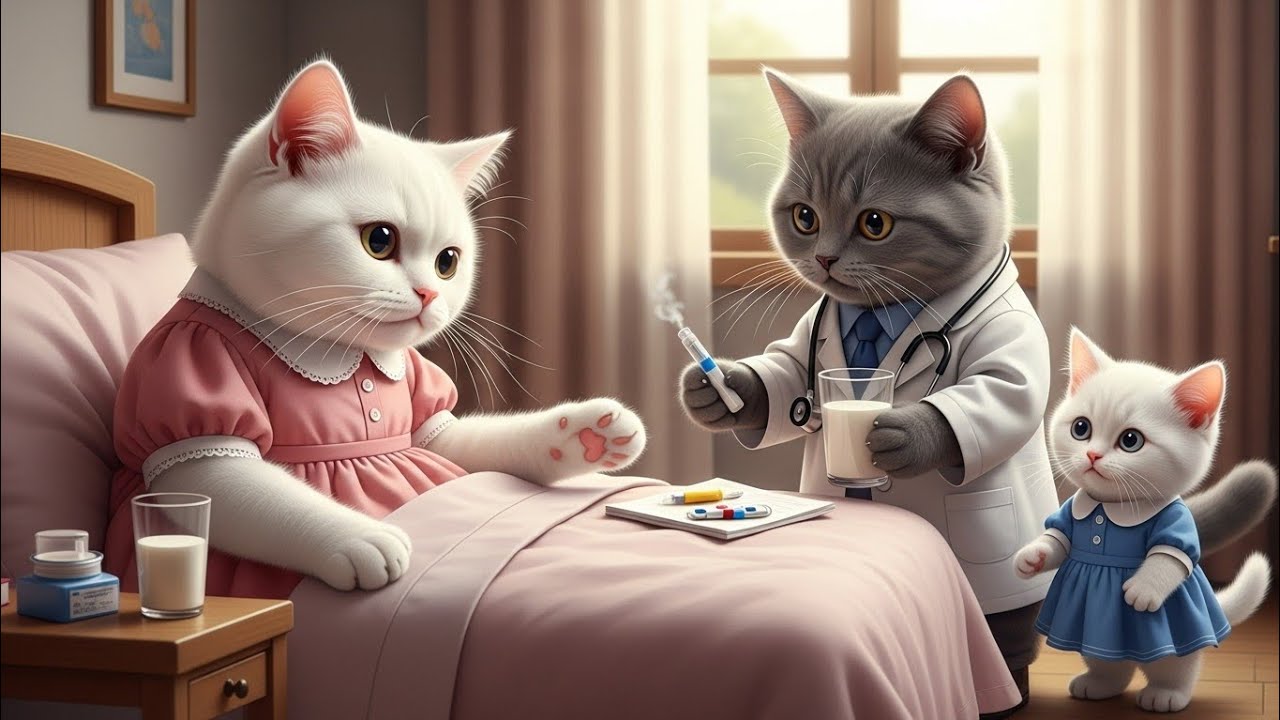 Tiny Paws, Big Care 🩺🐾 | When a Little Doctor Cat Becomes a Family Hero 💖🐱