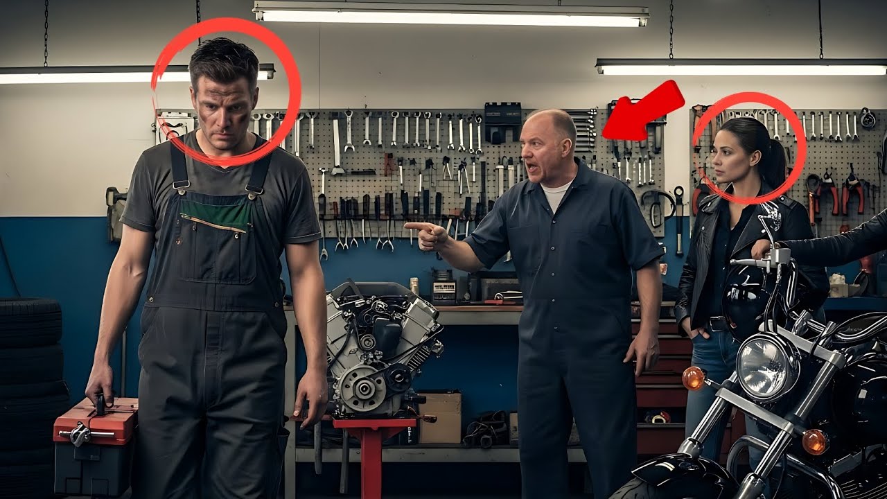 He Fixed Her Hell’s Angel Bike — Got Fired — What She Did Next Shocked the Whole Town”