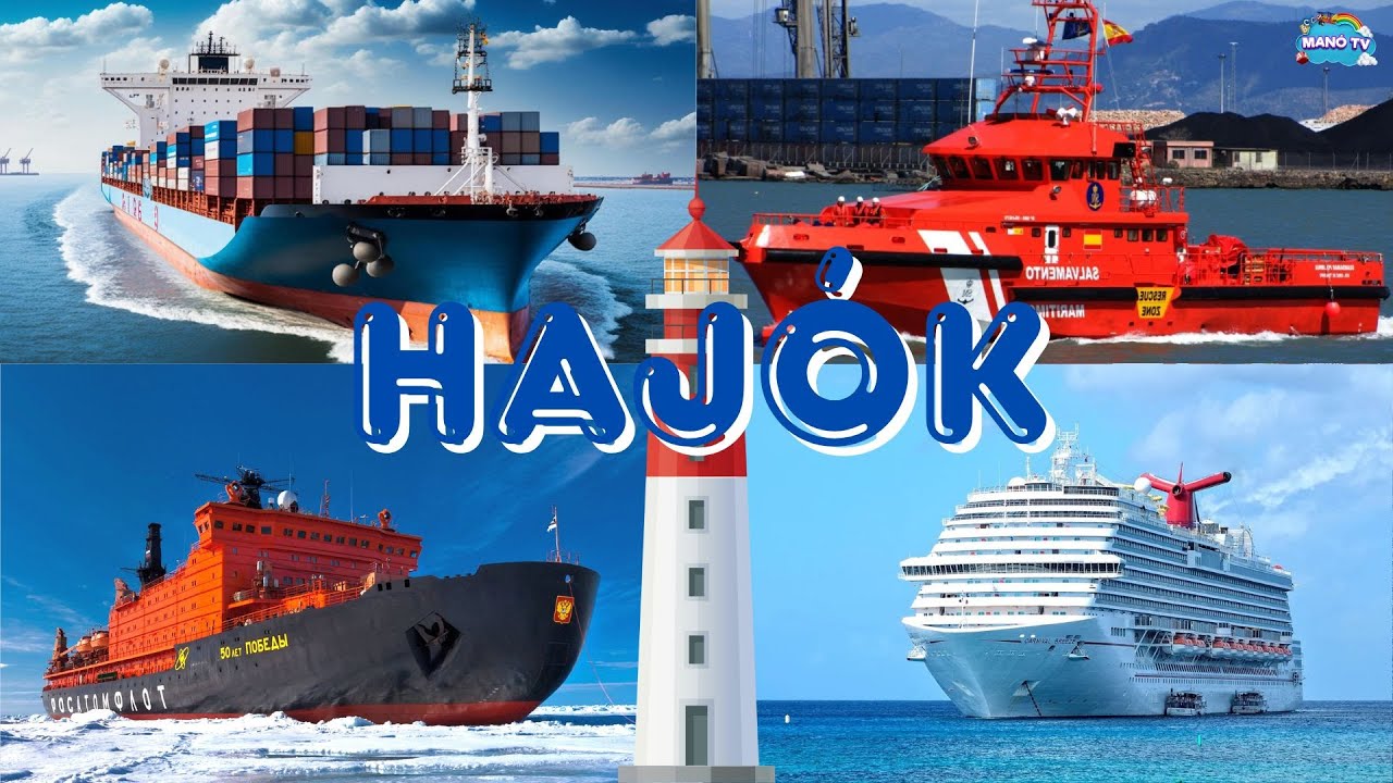 Hajók - Hajók gyerekeknek. Oktató és fejlesztő kvíz a hajókról gyerekeknek #hajó #ship #kvíz