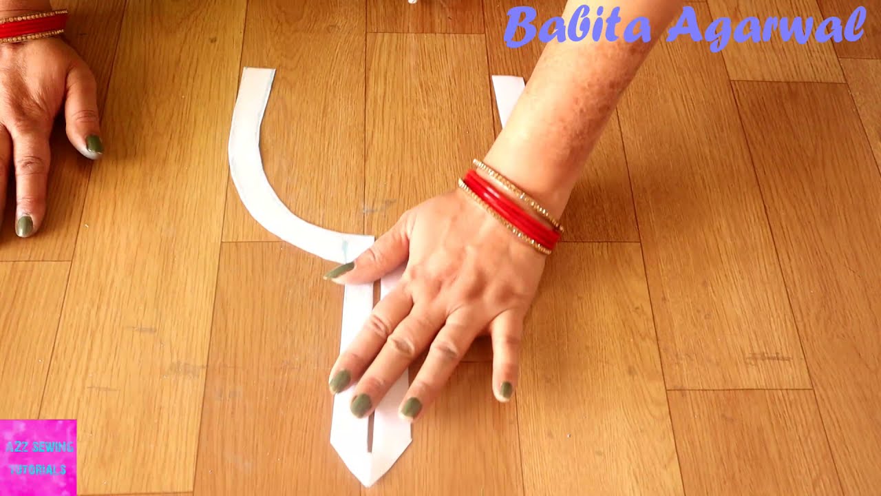 Simple kurti neck design with bukram cutting and stitching|how to make simple bukram neck design