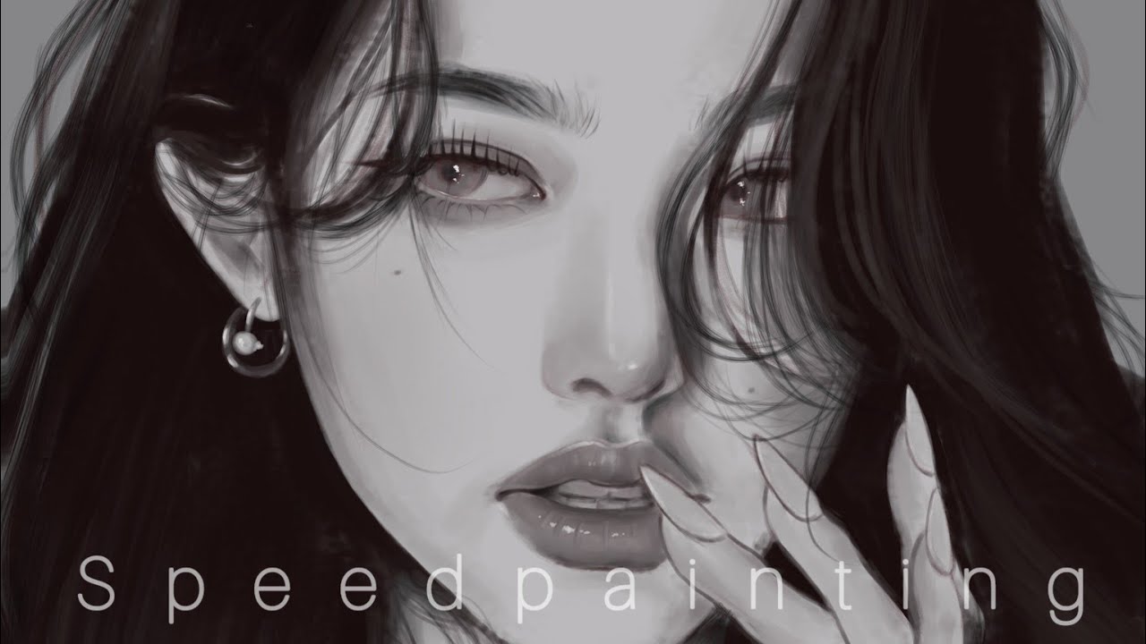 ✍️🏻[ ibisPaintX ] GRAYSCALE painting process✨