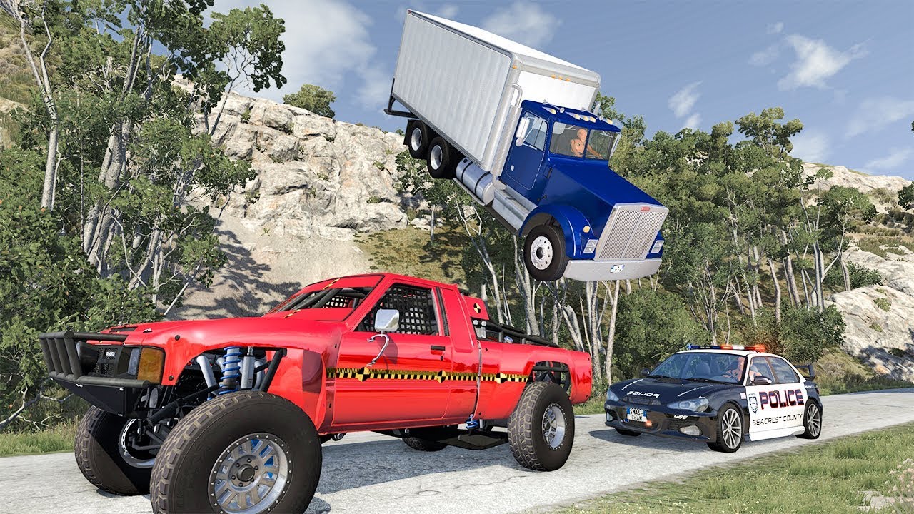 Truck Crashes #5 - BeamNG DRIVE | SmashChan