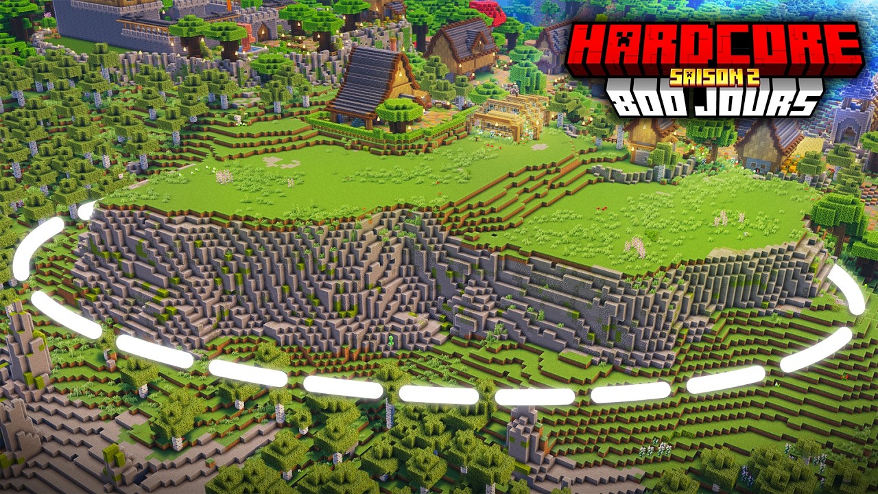 Survivre 800 Jours en HARDCORE sur Minecraft en Live saison 2 !! 784/800 jours