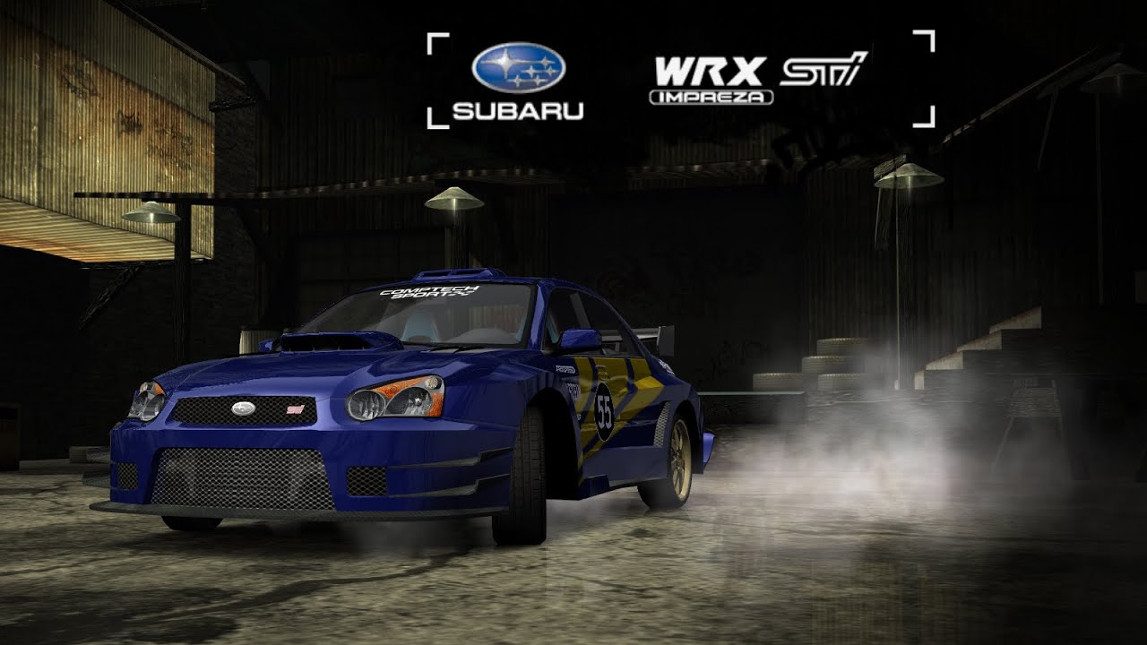 Need for Speed: Most Wanted. Subaru Impreza WRX STI customization and race.