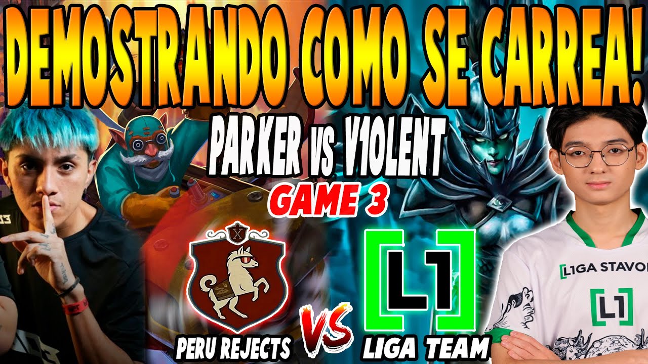 PERU REJECTS vs LIGA TEAM  [GAME 3] BO3 - PARKER vs ERASE - CIS BATTLE 4 DOTA 2