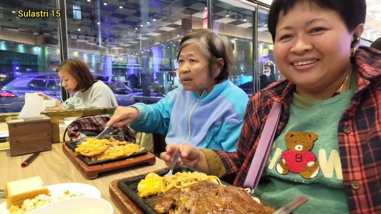 Stik sapi traktiran dari inces ‼️ Sulastri 15 dapat rejeki. Tkw Taiwan.