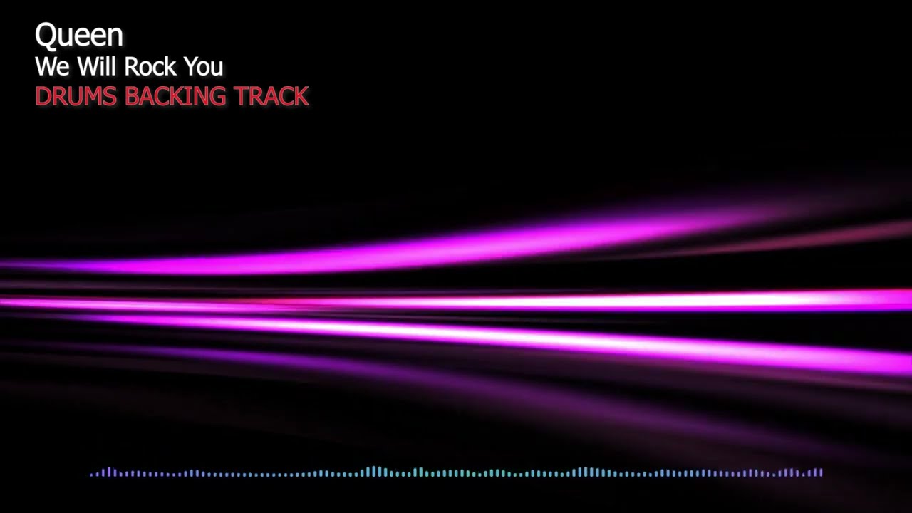 Queen - We Will Rock You | Drums Only | Original backing track