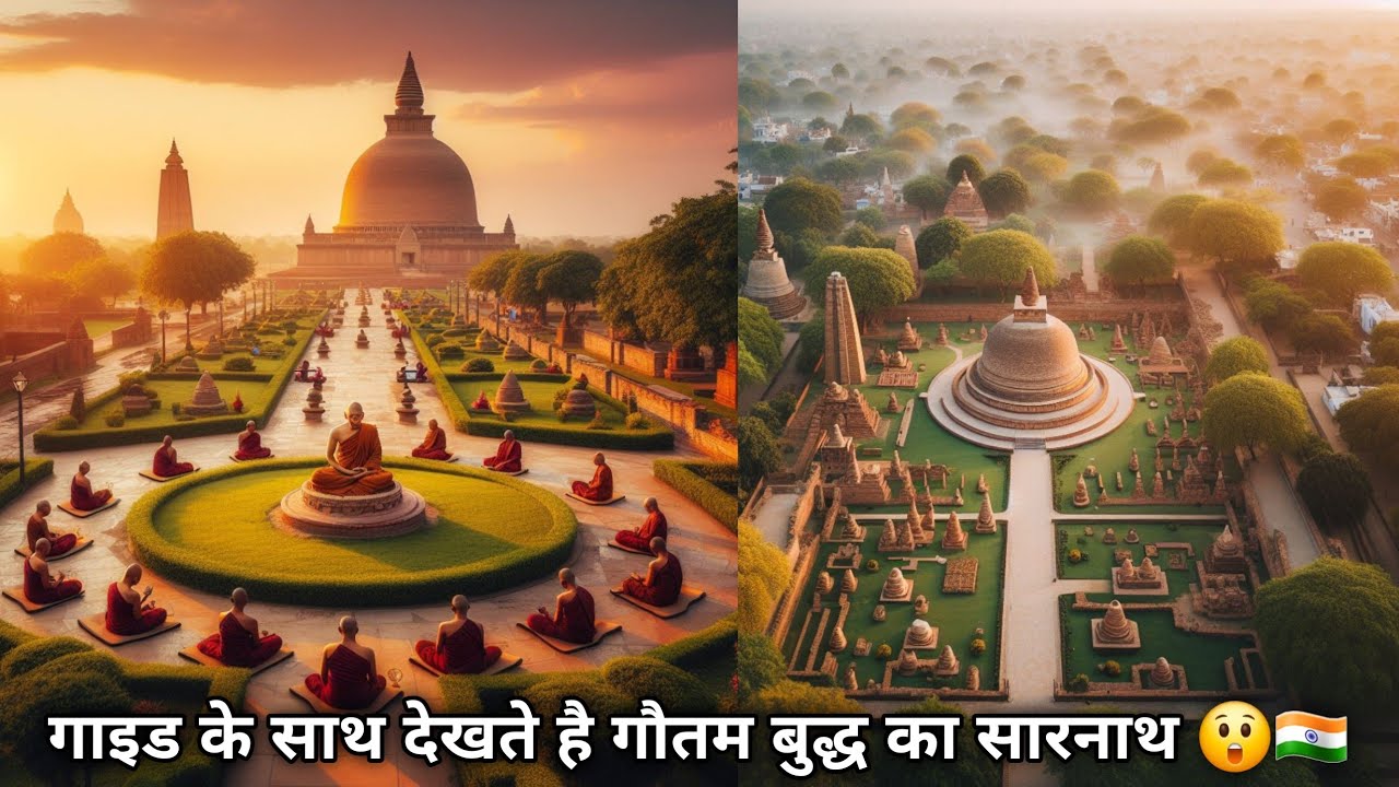 Sarnath Detailed Information By Guide In Hindi || गौतम बुद्ध की नगरी सारनाथ