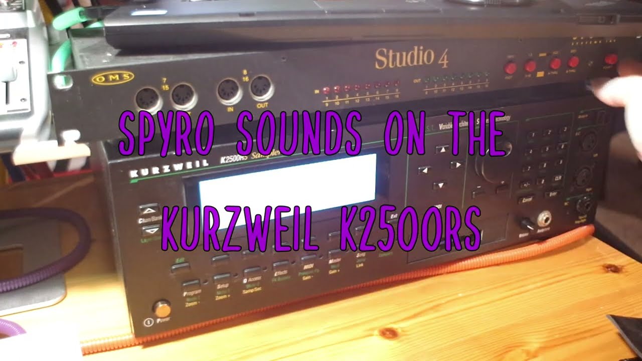 Spyro Sounds on the Original Hardware - Kurzweil K2500