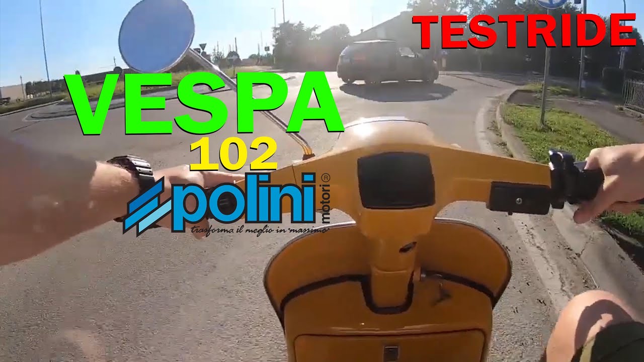Test Vespa Smalframe 102 Polini #vespa #scooter