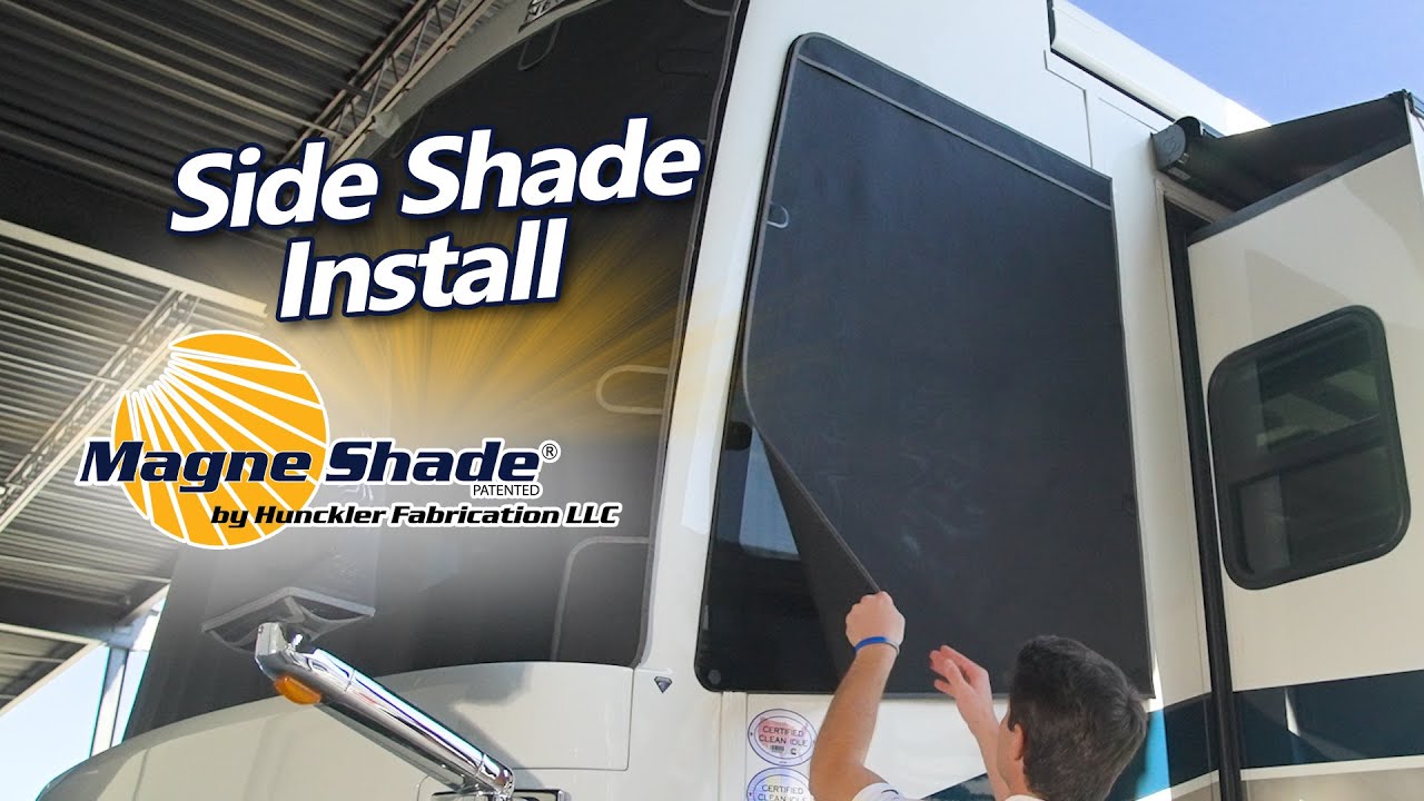 Как установить боковые шторы для автодомов от Magne Shade®