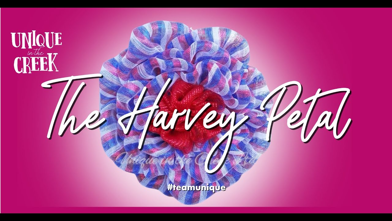 HARVEY PETAL | TUTORIAL | FLOWER WREATHS | UNIQUE IN THE CREEK WREATH BOARDS