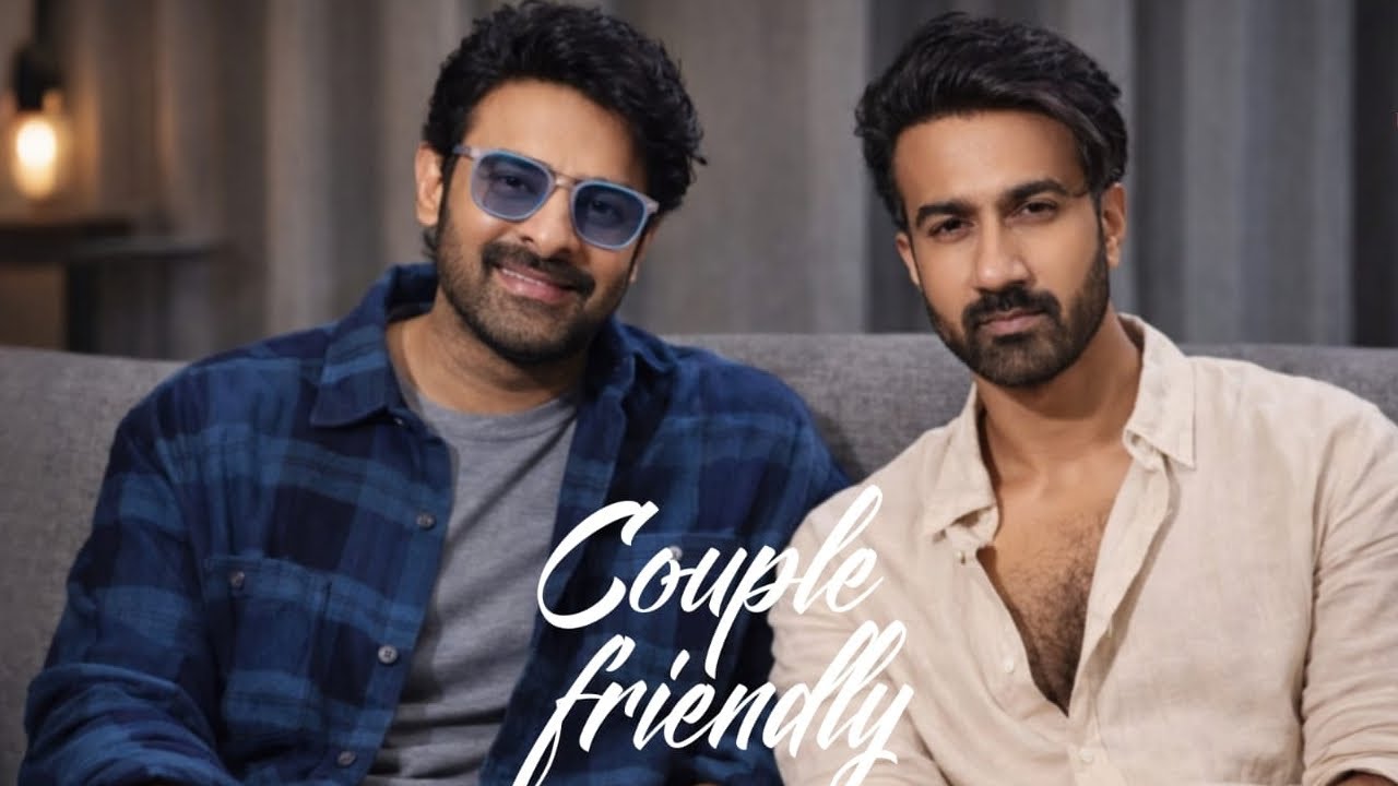 Prabhas With Couple Friendly Movie Team | Santhosh Soban | Manasa Varanasi | Spirit | Fauzi |EC