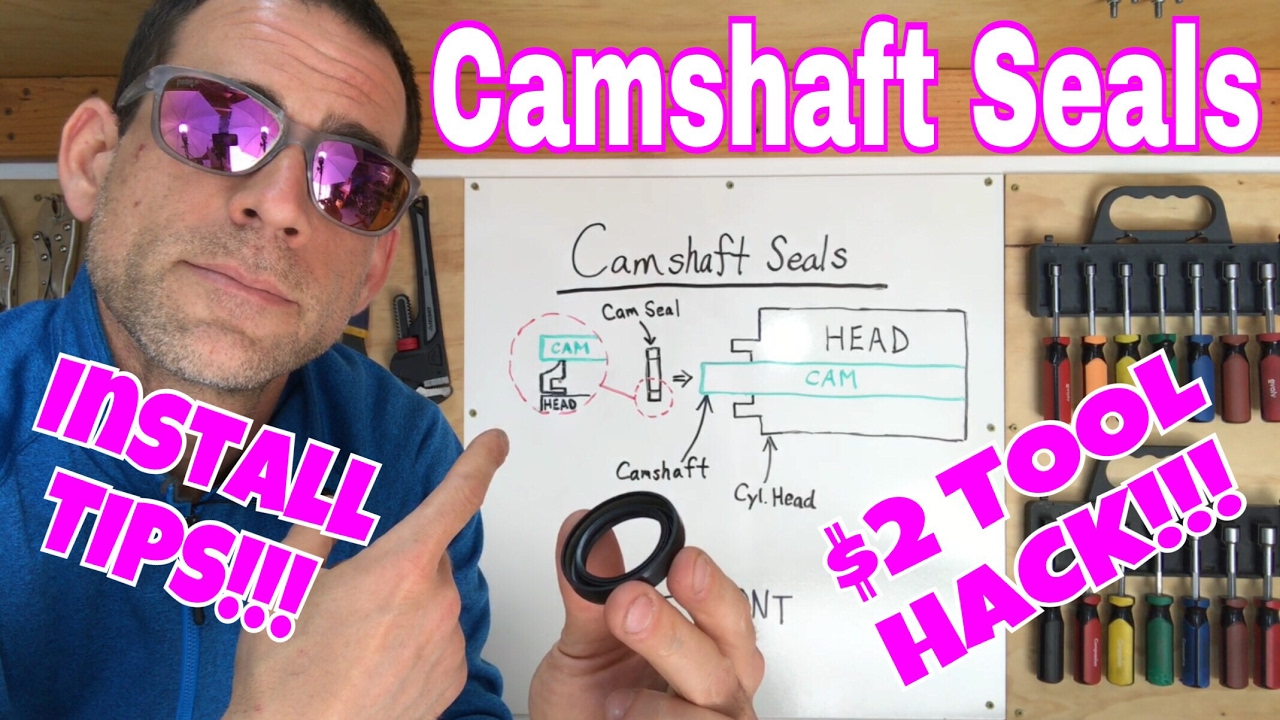 Camshaft Seals | Whiteboard Drawing & $2 DiY Tool