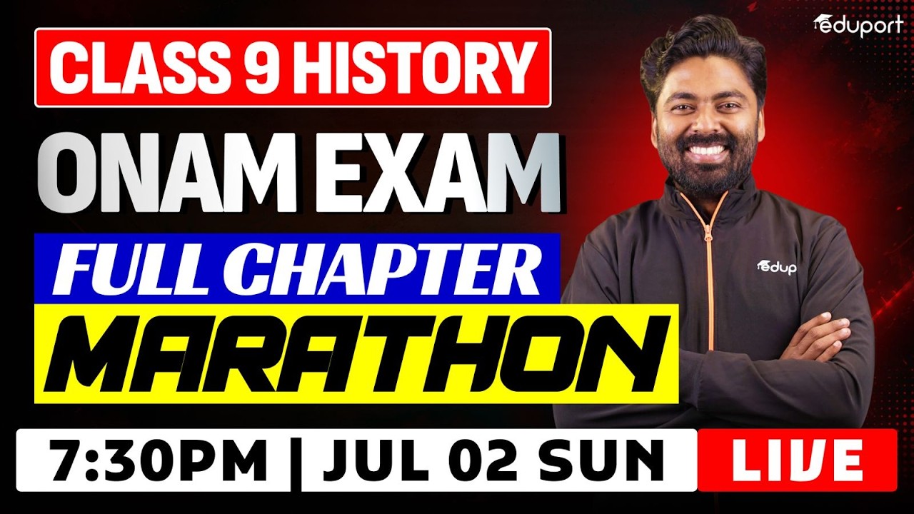 | History Onam Exam Portions Revision Through Questions |  Eduport Class 9