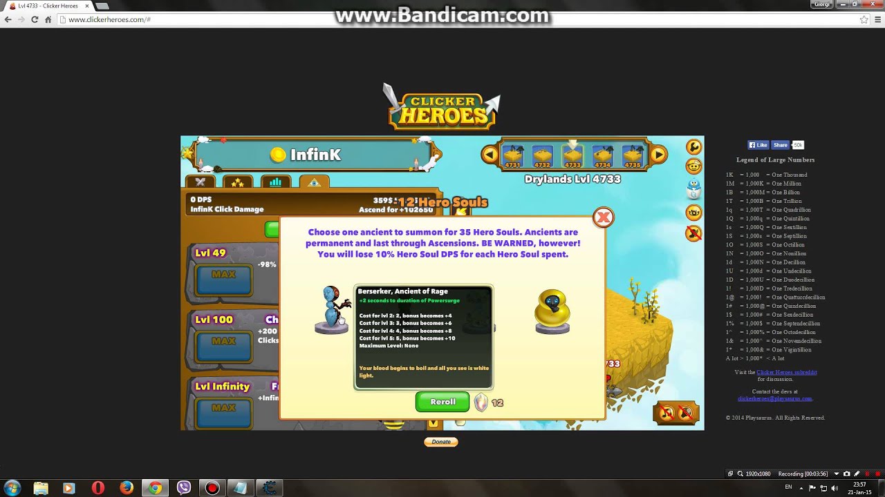 ClickerHeroes - Last Boss