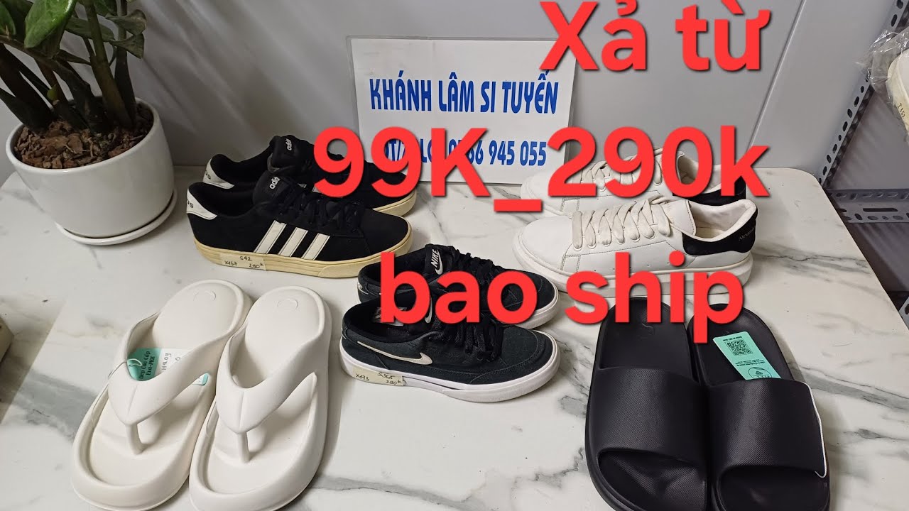 25/1 Xả giày,dép si hiệu  Mc,lecoq sportif,Nike,Adidas,Onitsuka,puma...Lh:0366945055