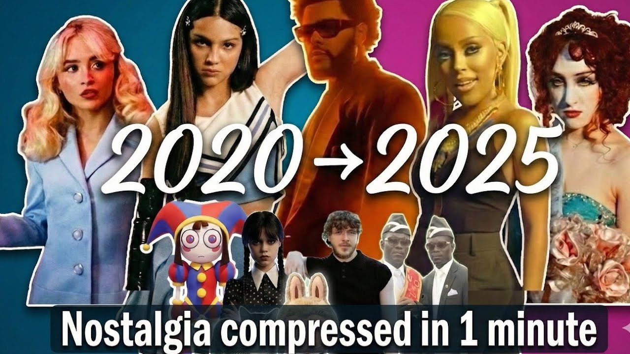We Are Halfway 2020s! (40 Songs of Nostalgia in 1 Minute)