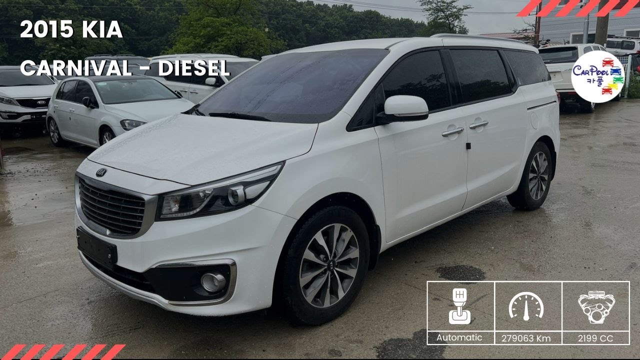 2015 Kia Carnival FS016023+LEATHER SEATS+USB+Airbag+Radio