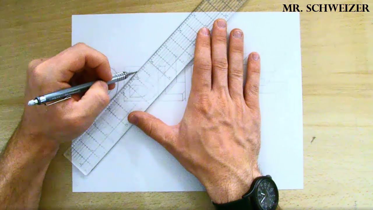 Sketching - Oblique Lettering
