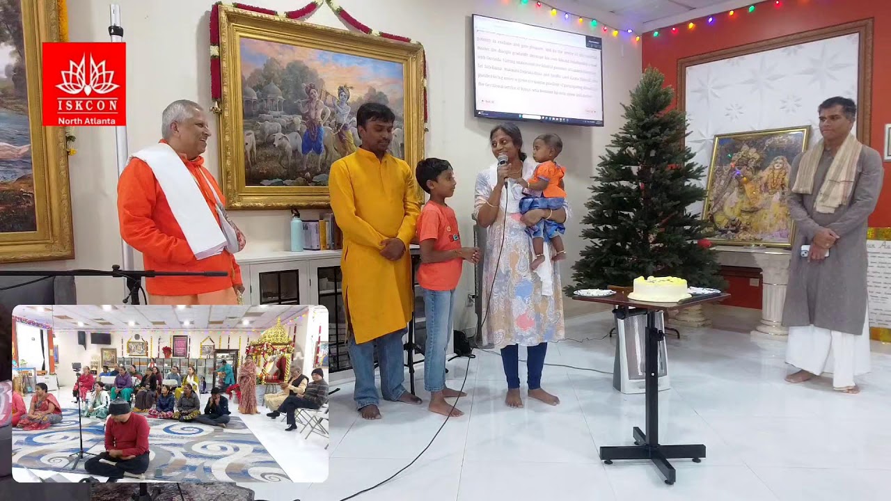 Iskcon north atlanta sunday feast december 21 2025