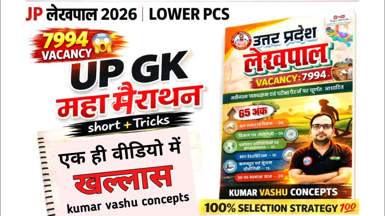 UPGK। महामैराथन। Theory + PYQ।Uttar Pradesh Special। UPSSSC।UPPCS।RO।UPP