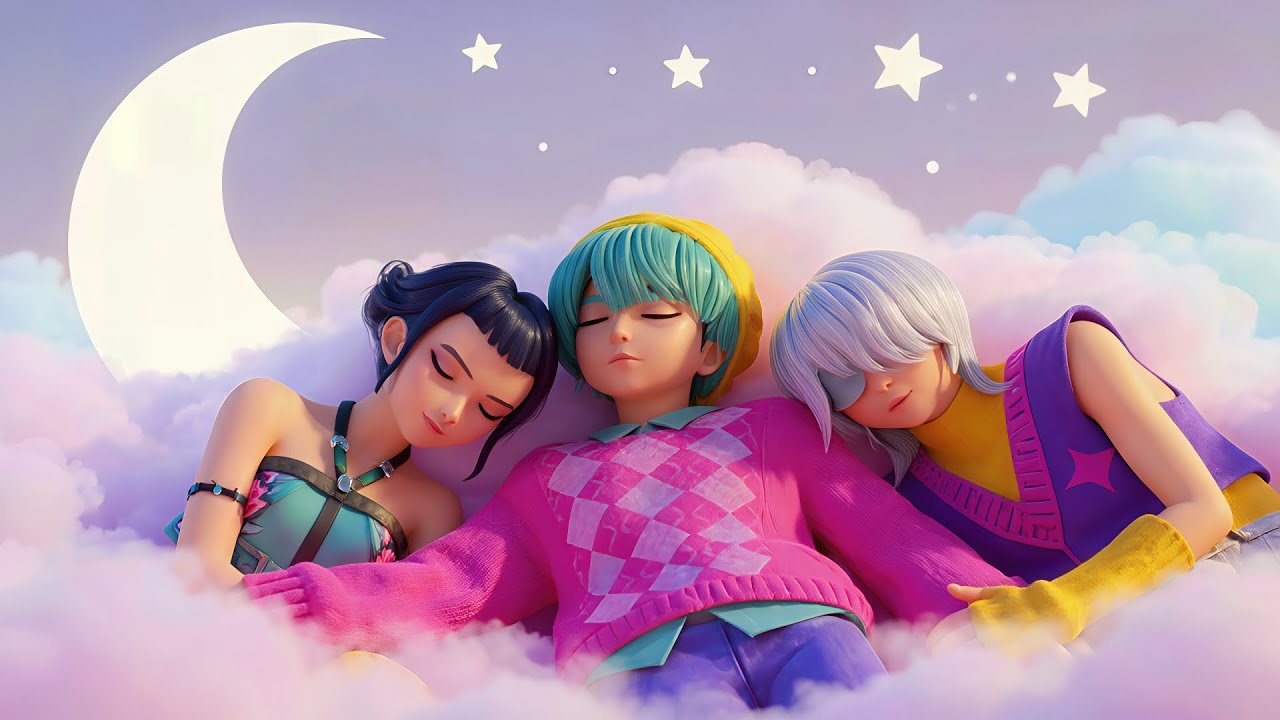 4 Minutes to SLEEP LIKE A BABY with Zoey, Baby Saja's Magic Piano!